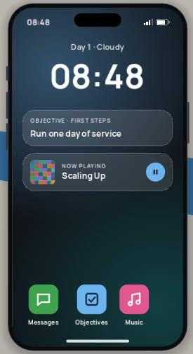 Phone home screen