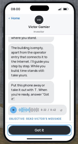 Victor's messages