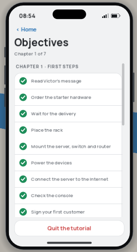 The Objectives app